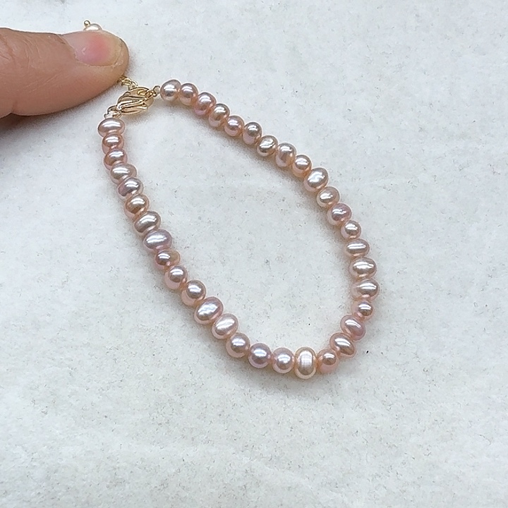 淡水珍珠甜美银S925镶嵌