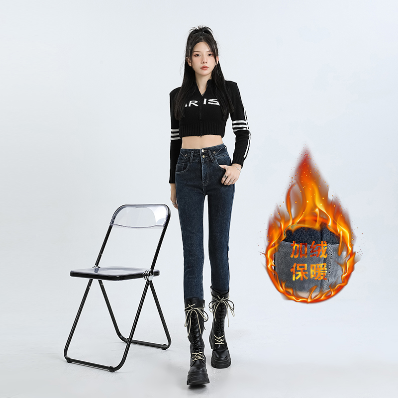 【萍】2025冬季加绒小脚裤