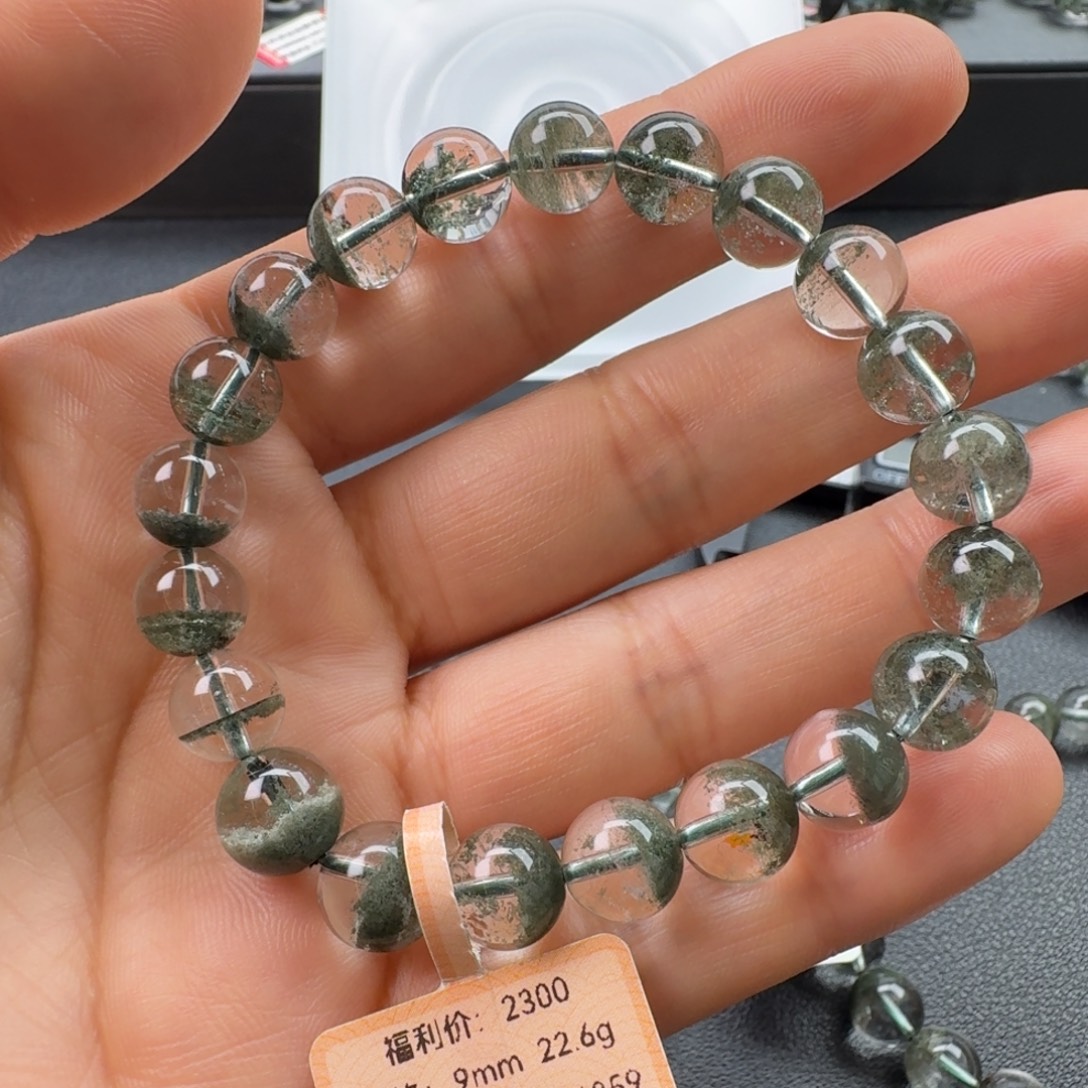 纪***8未镶嵌水晶手链天然