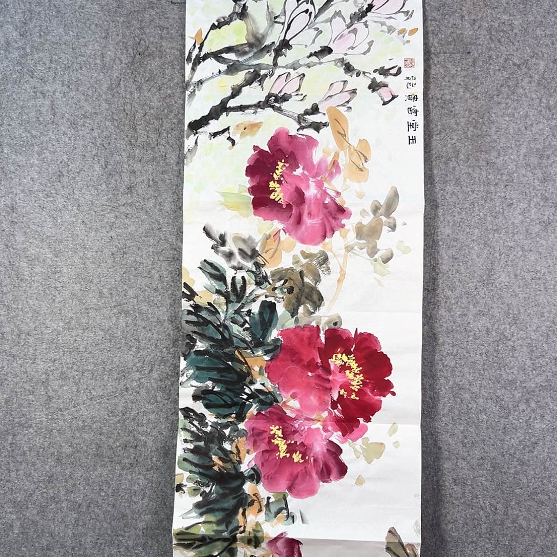 国画207 花鸟在这里生活的日子