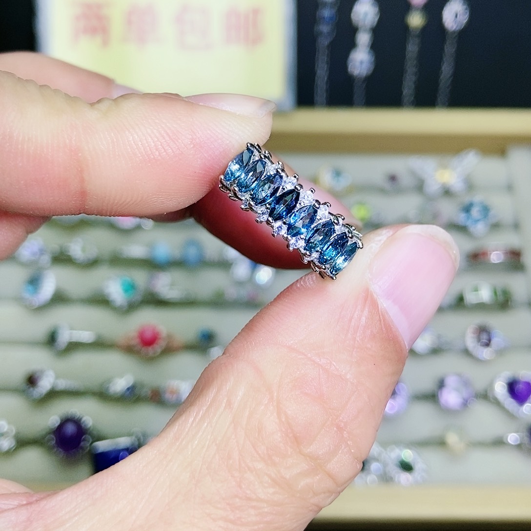 【闪购商品】未镶嵌戒指托帕石