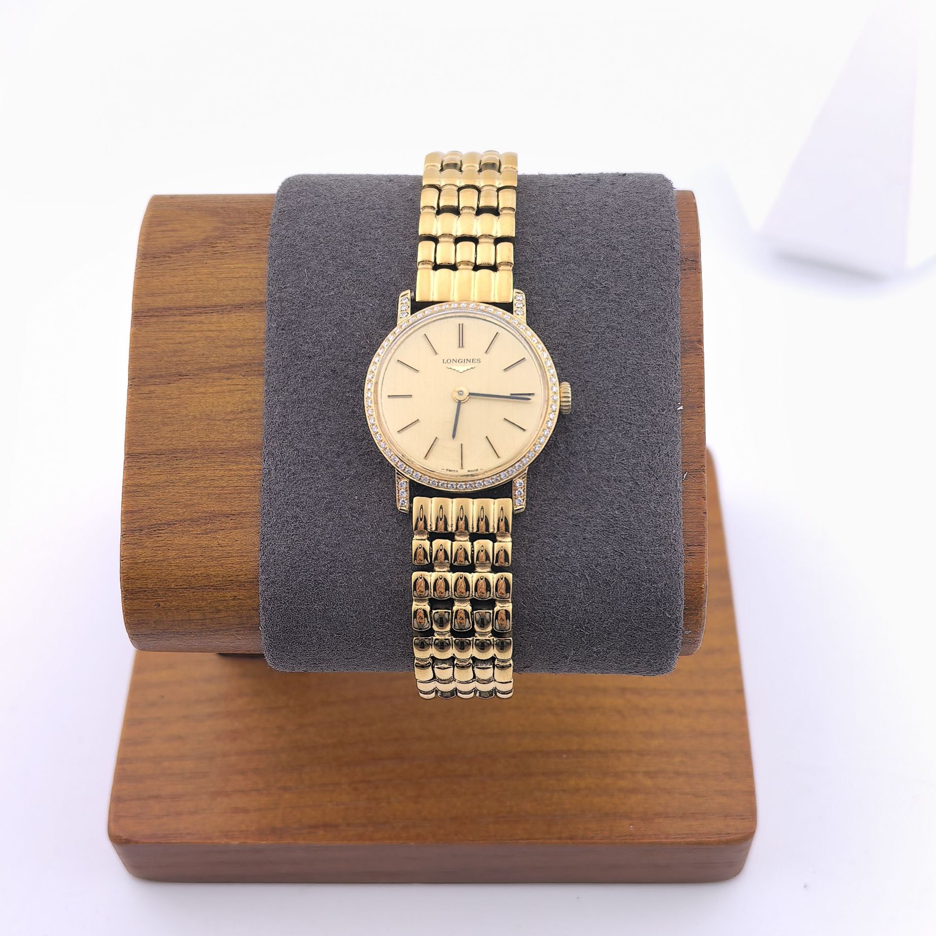 95新 Longines/浪琴 中古浪琴女表/手动机械/表经21mm/02005