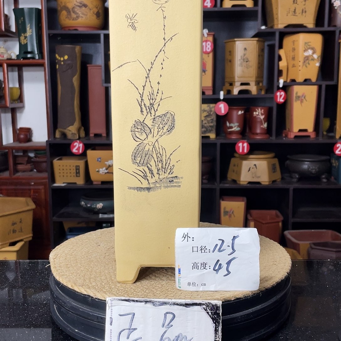 紫砂D-婉秋紫砂花盆