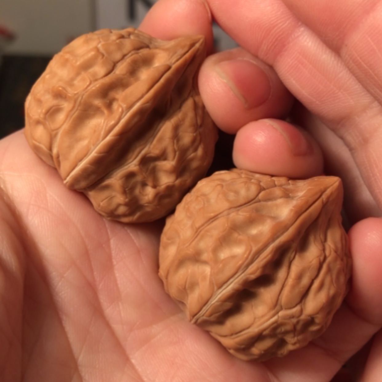 【闪购商品】文玩核桃把件龟甲纹32