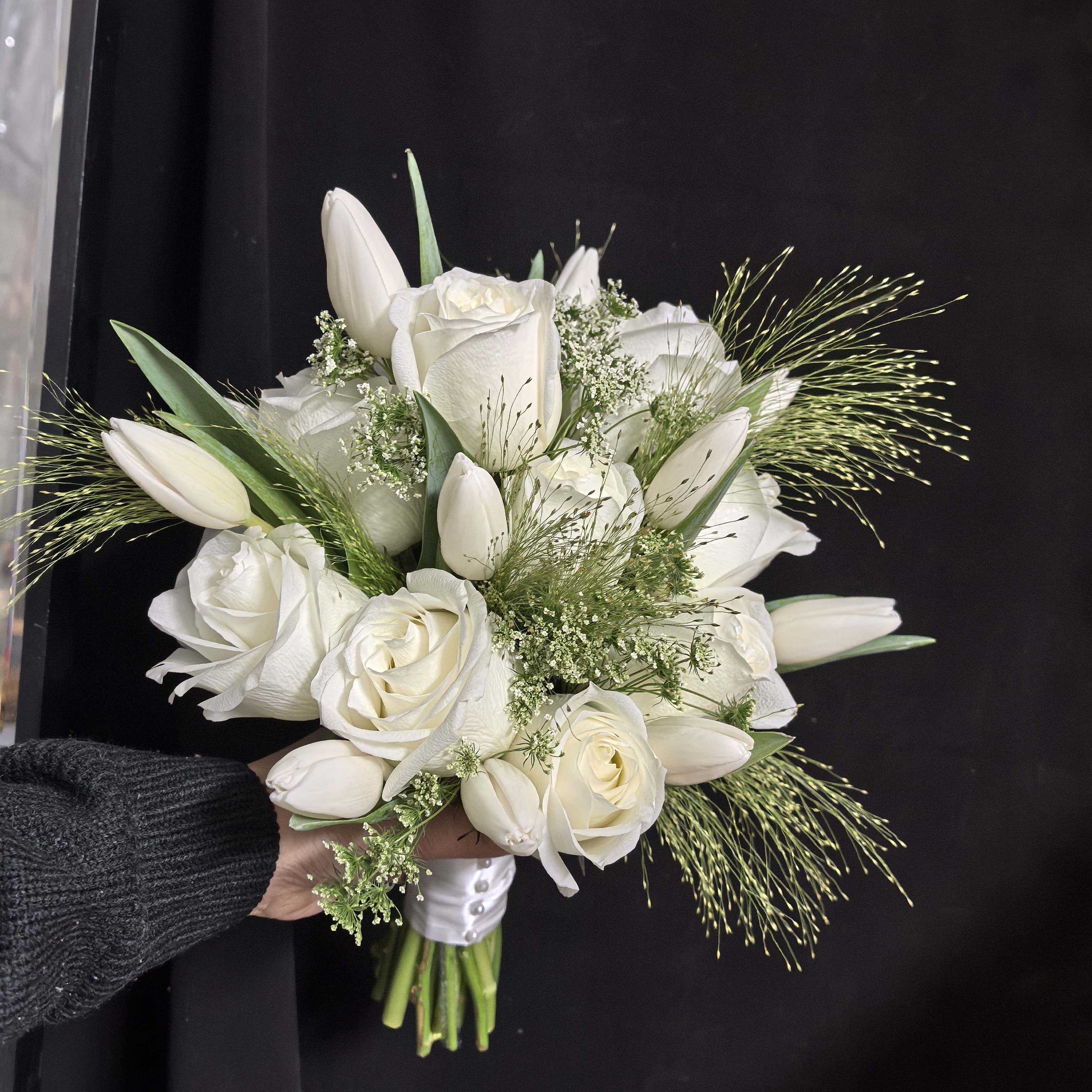 【县城内安排配送】郁金香手捧花 提前预定