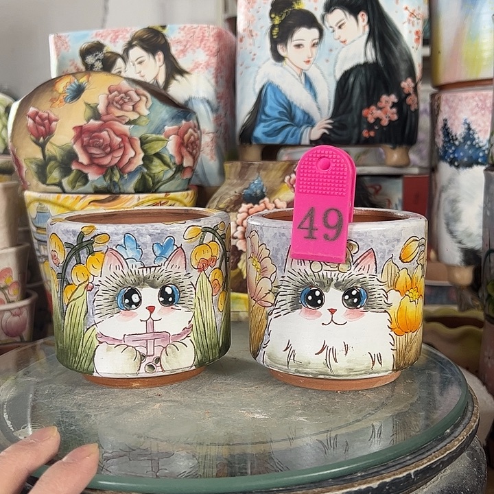 景德镇市手绘花盆性价比超级无敌高