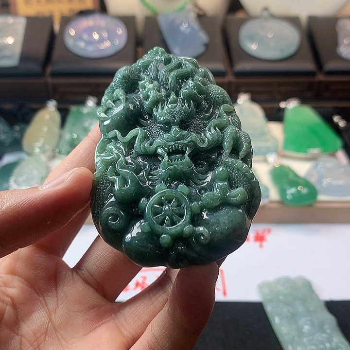 秉***）定制翡翠未镶嵌4083毛货不退