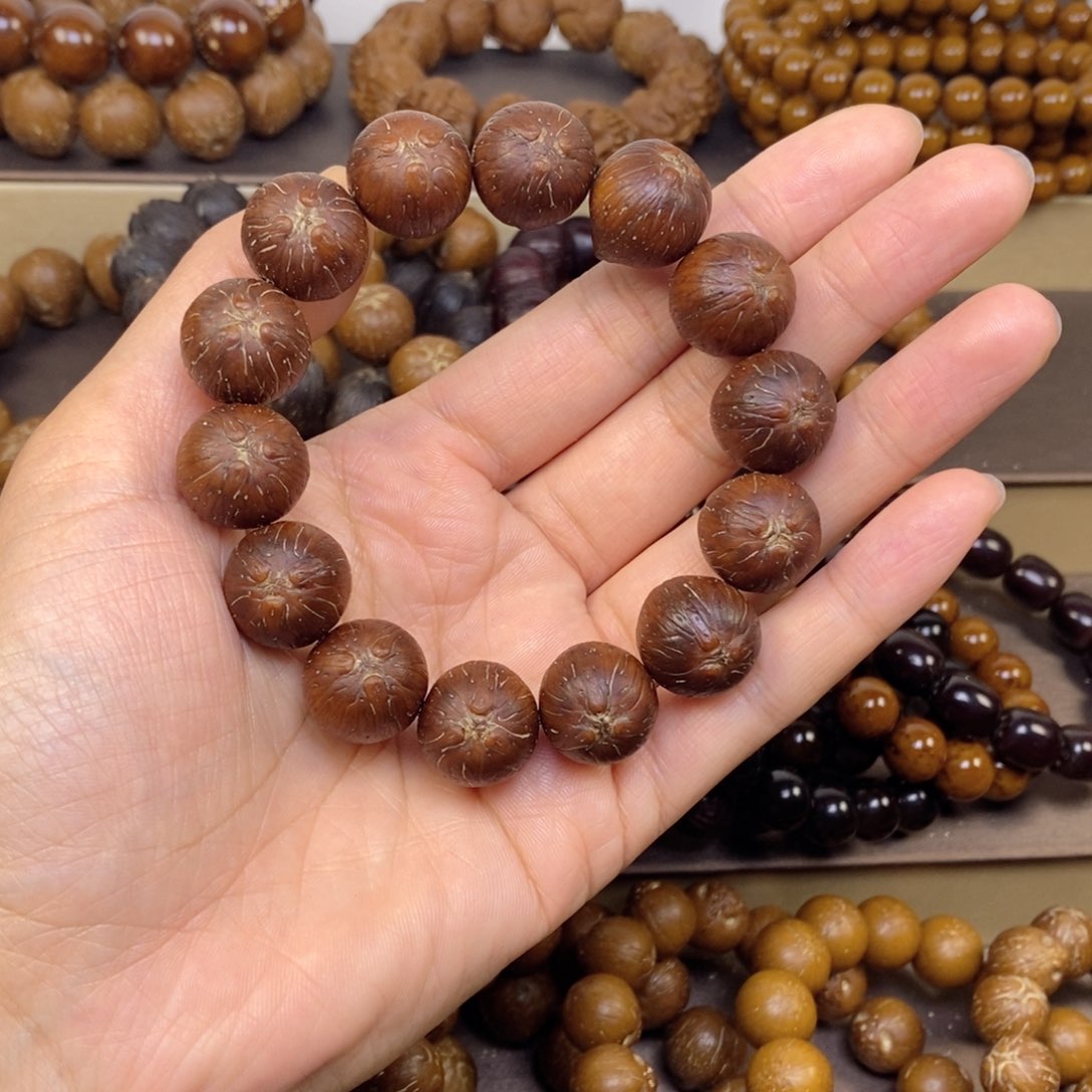 紫金鼠手串土*哥16红皮原皮