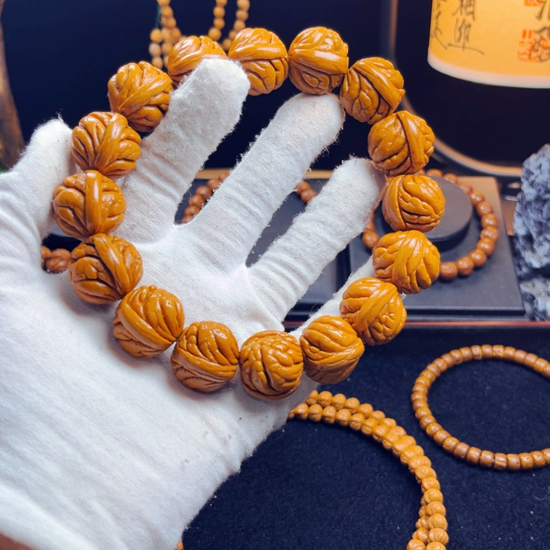 桃核吊坠野生桃核