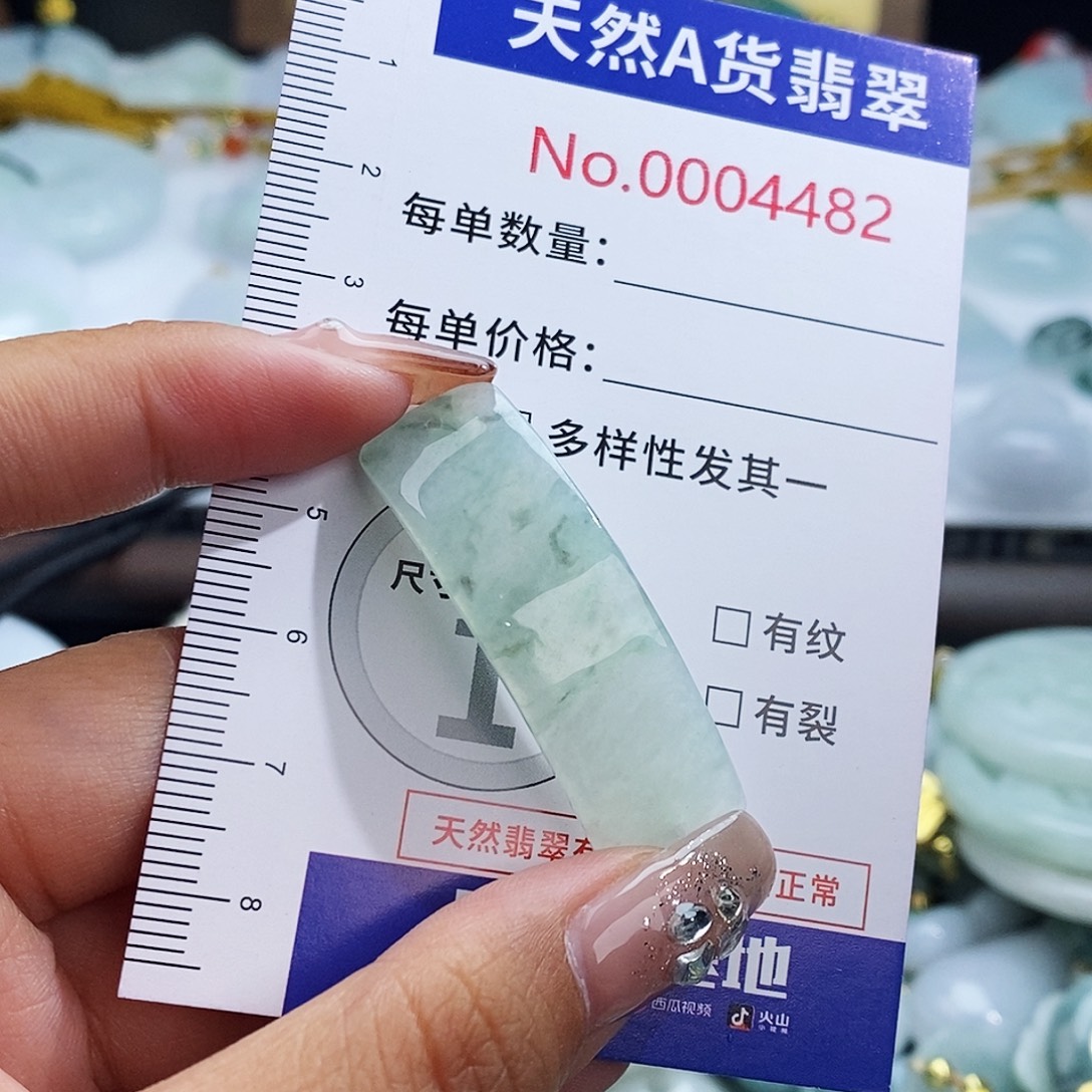 翡翠未镶嵌颈饰4482