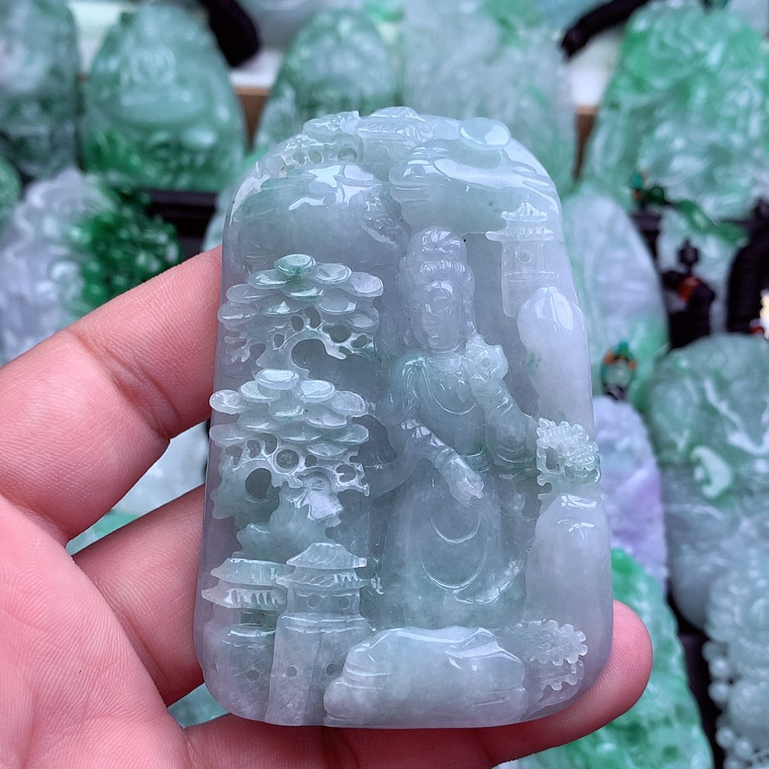 翡翠吊坠(不含链)未镶嵌