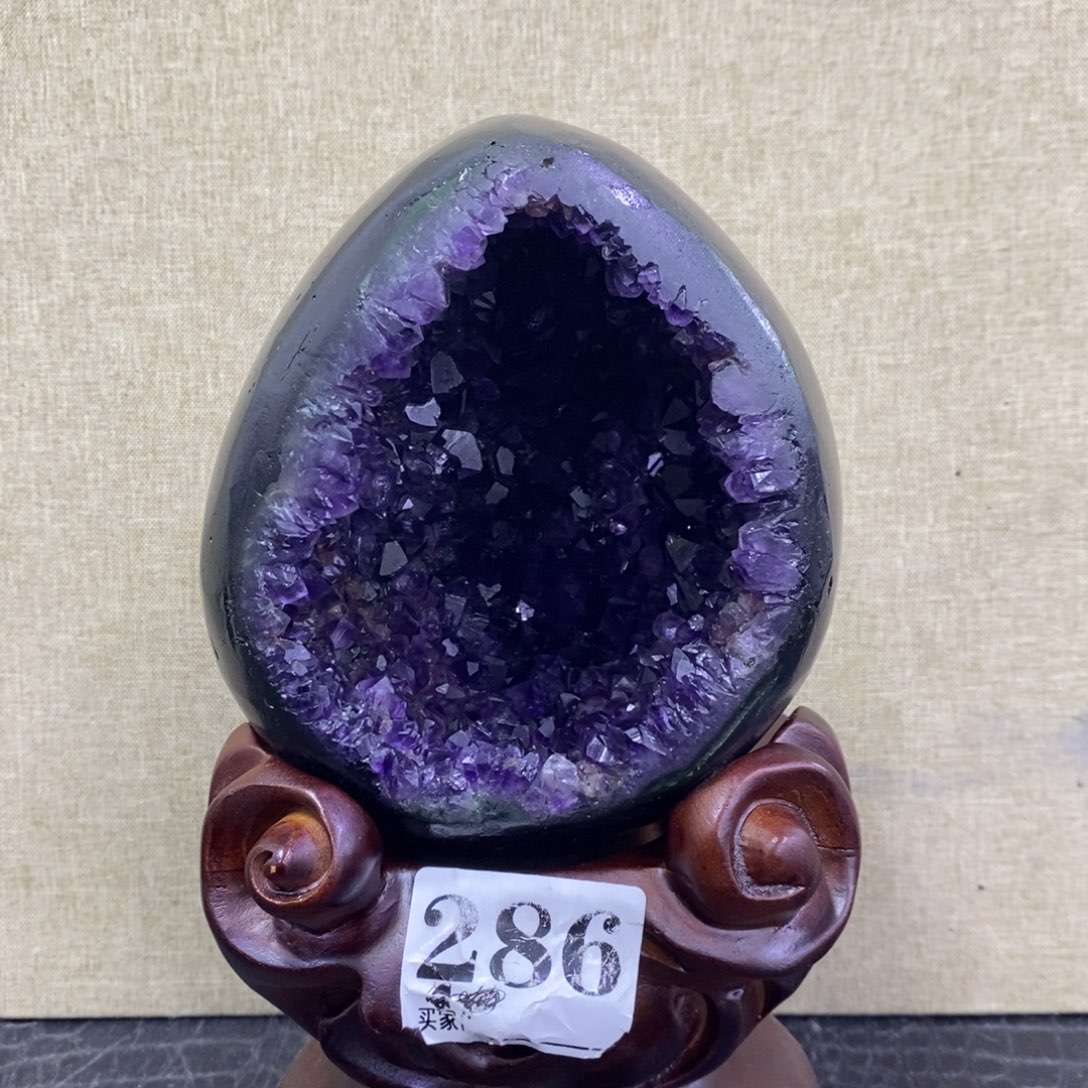 水晶未镶嵌大型摆件（非配饰）紫水晶286