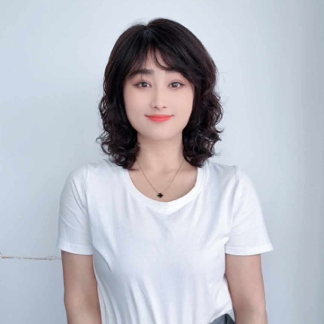 【全真发】手织假发全头套假发女款卷发中卷（约32厘米）