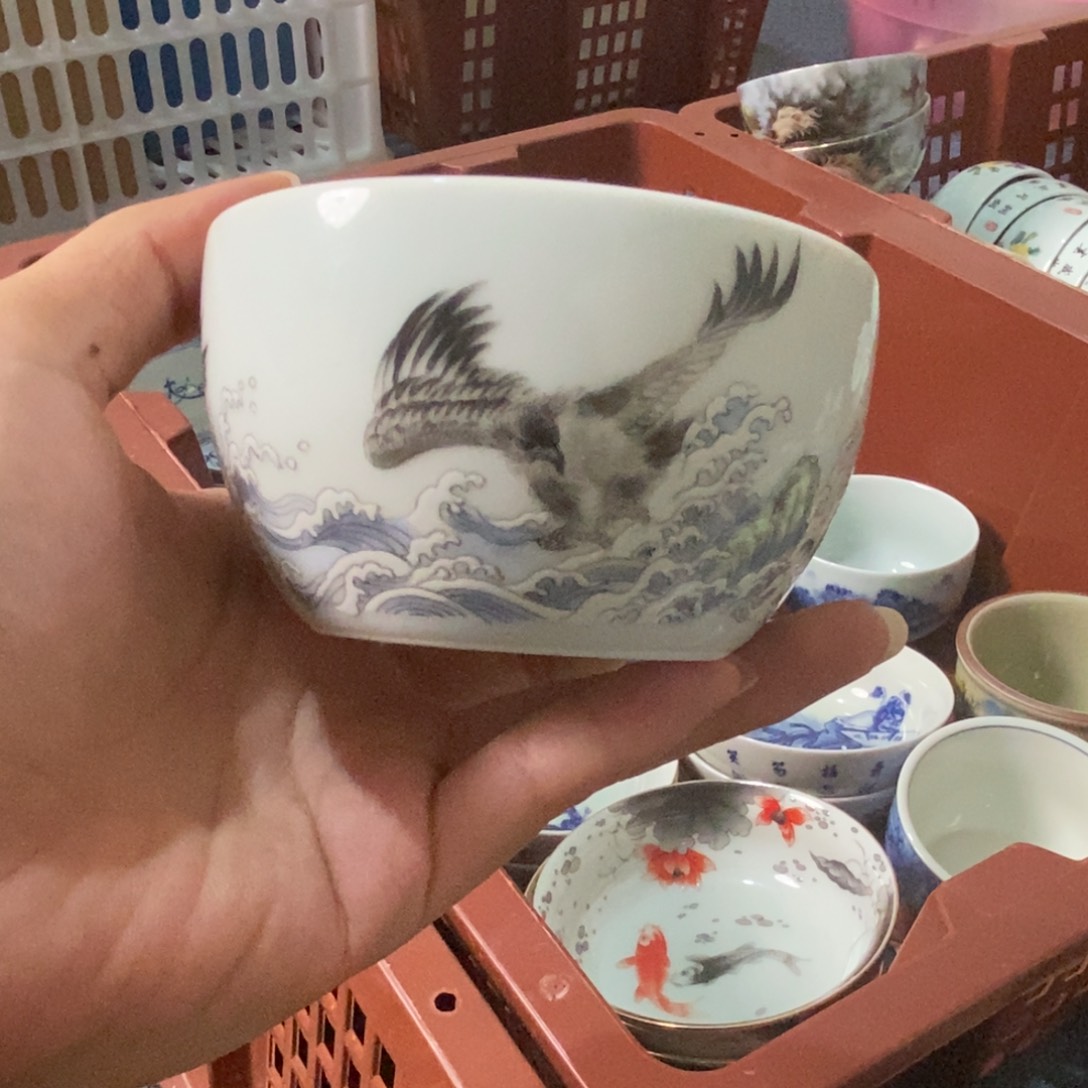 景德镇陶瓷茶杯茶杯