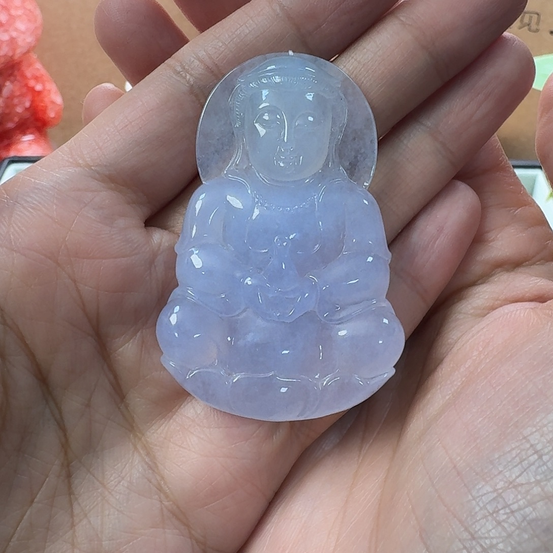 翡翠未镶嵌颈饰翡翠颈饰