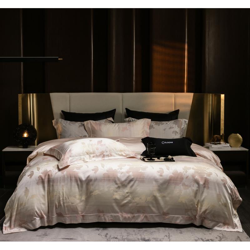 浮光掠影丨 天丝棉色织大提花四件套