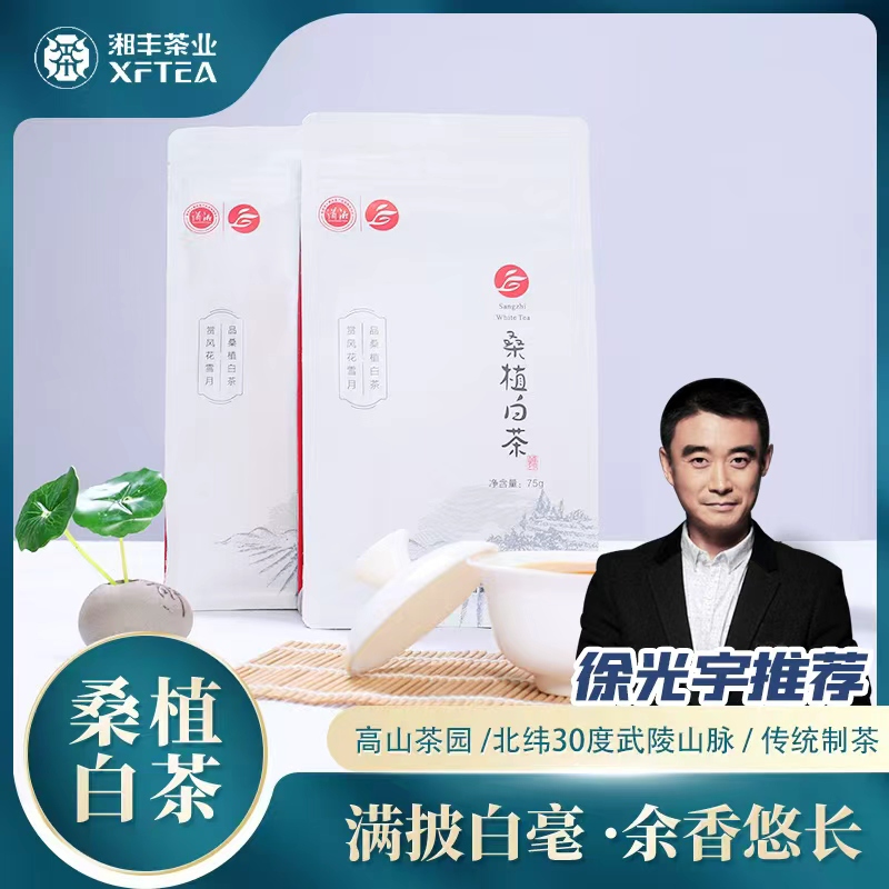 湘丰桑植白茶花超白20年贡眉高山花香蜜甜简约大方便携装75g