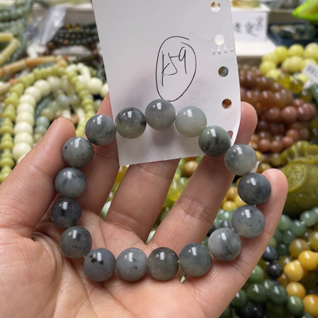 蛇纹石玉手链未镶嵌