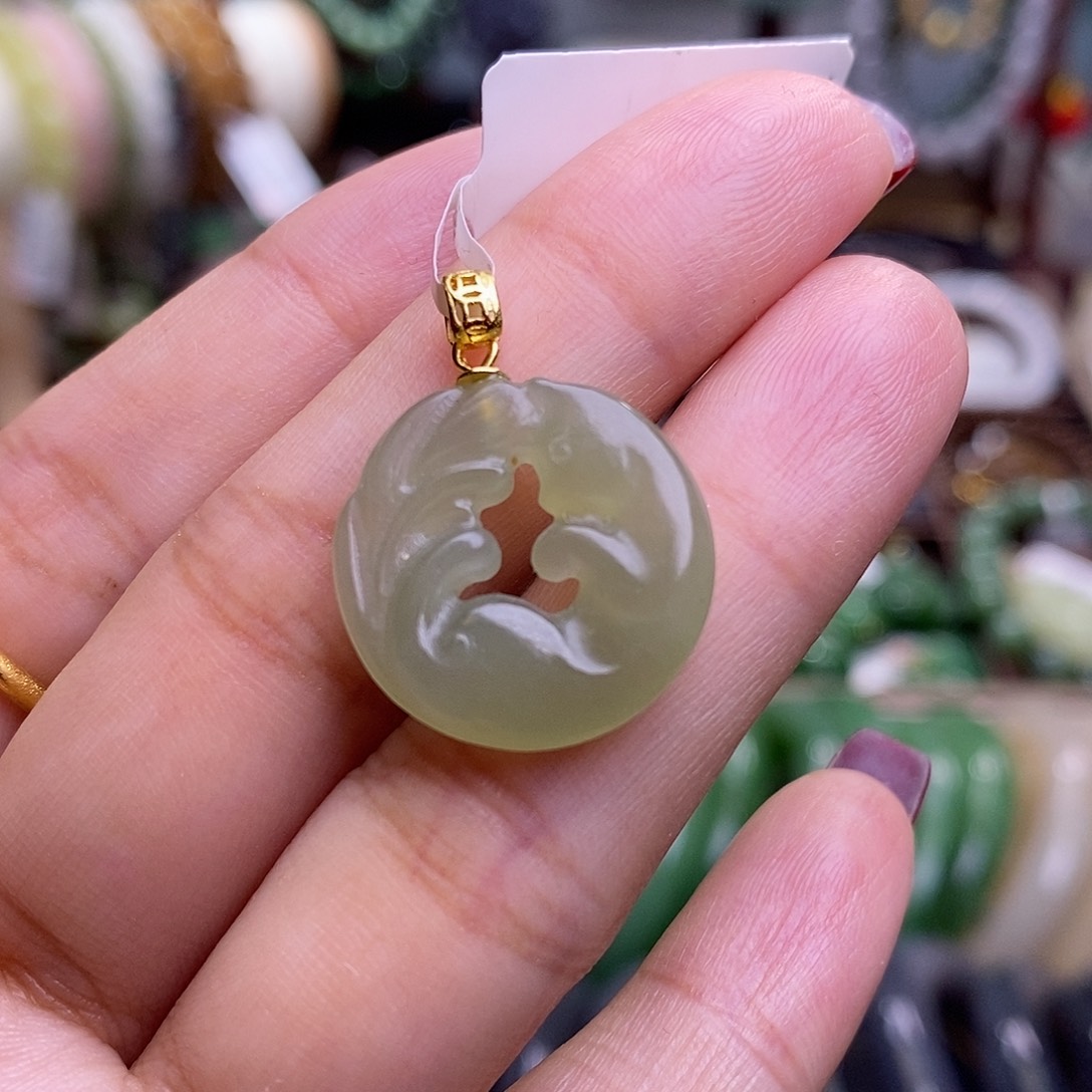 和田玉晴水银凤九未镶嵌