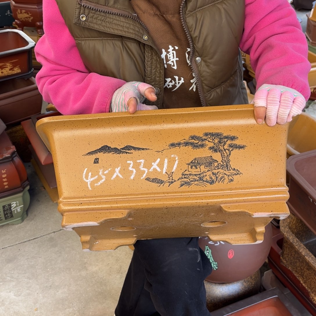 紫砂花盆盆景艺术