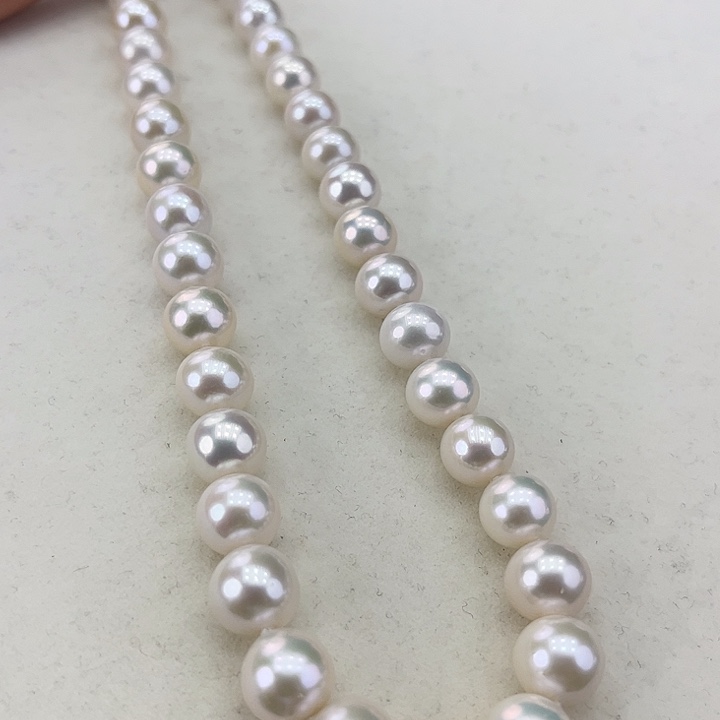 淡水珍珠颈饰银S925镶嵌卡9-10.5极光炫彩高品