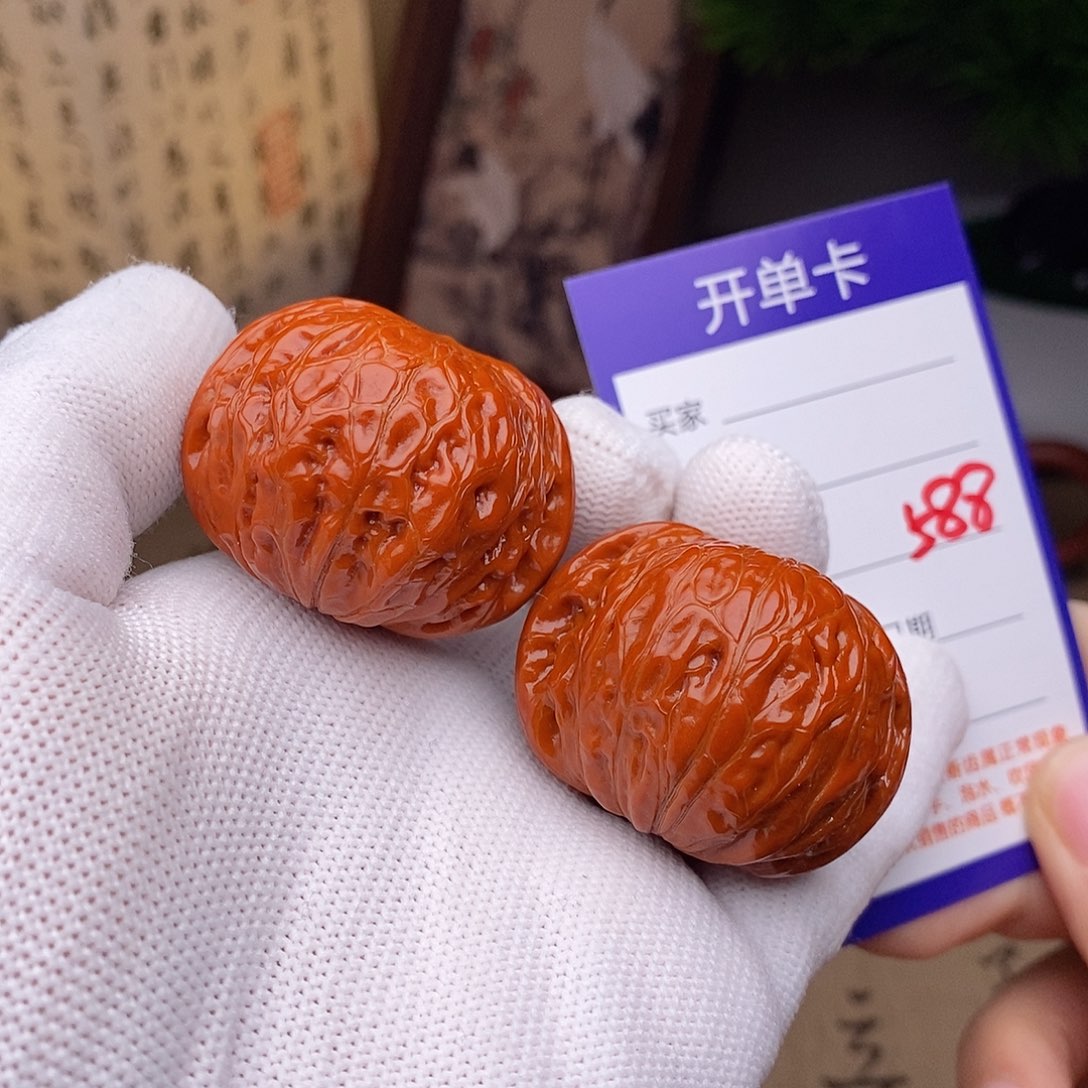 文玩核桃把件40铁锤588