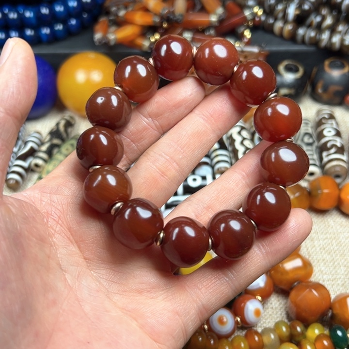 玛瑙/玉髓未镶嵌手链