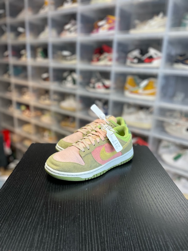 95新 MM6 mm6/dunk粉绿休闲鞋/40/已精洗/0217
