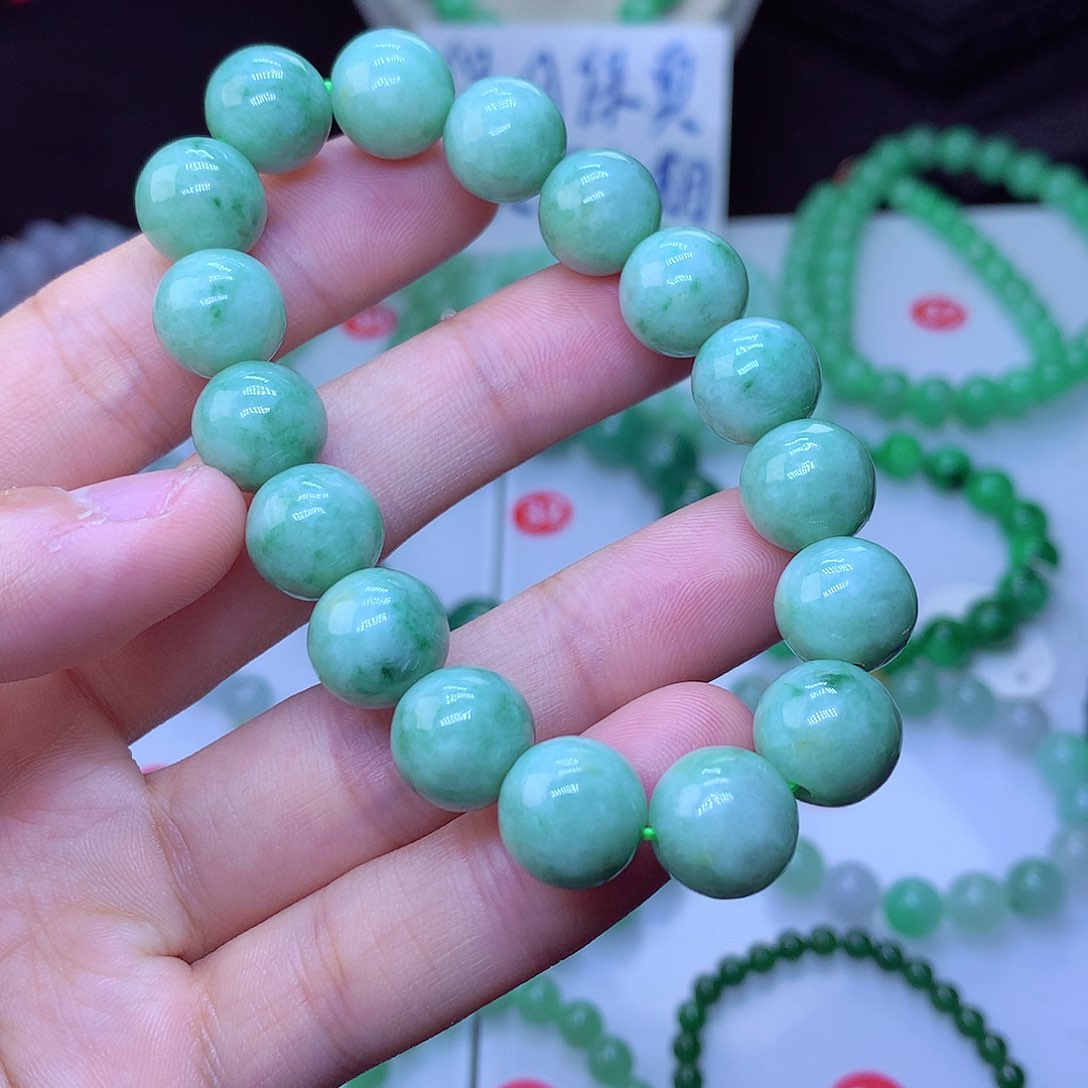 翡翠毛衣链未镶嵌卡12