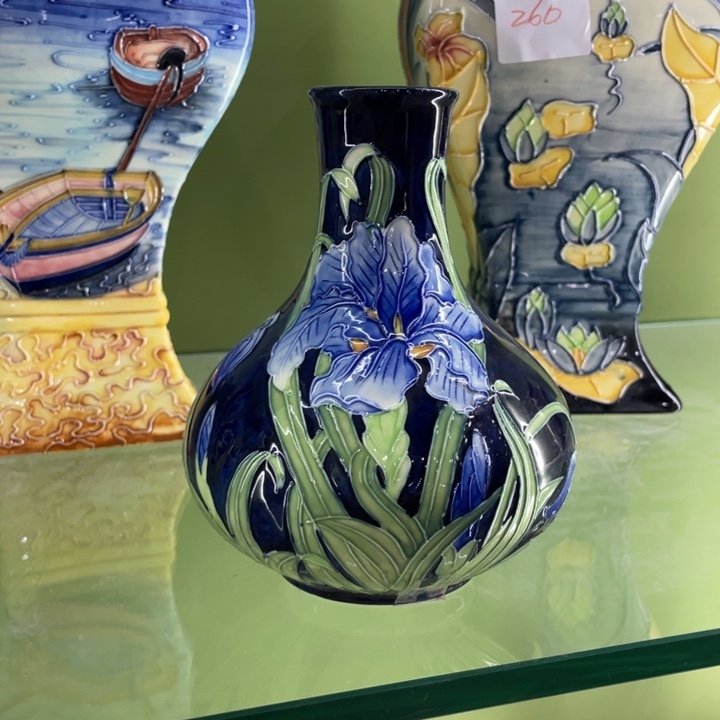 陶瓷18cm珐琅彩花瓶一个