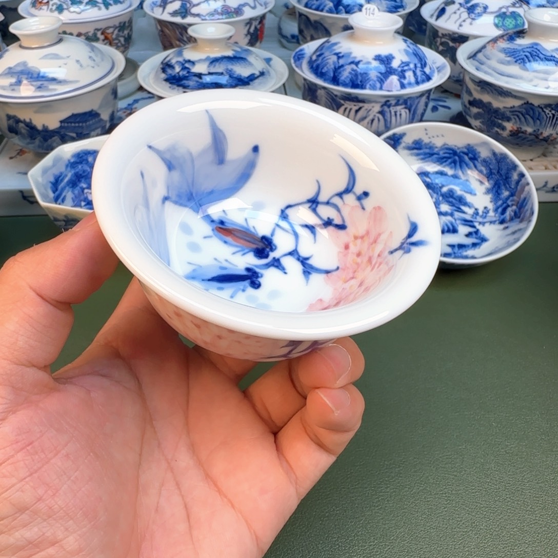 纯手工纯手绘茶具95