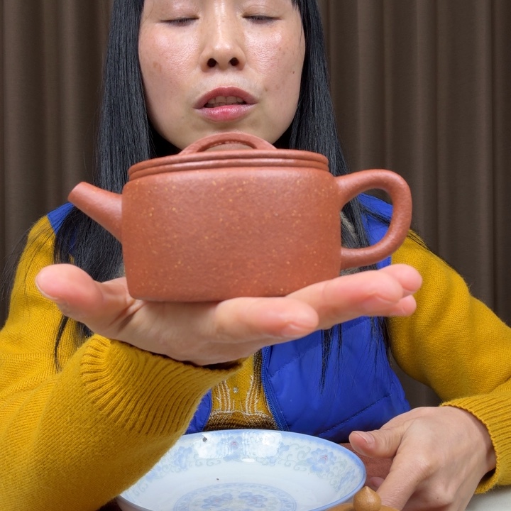 紫砂茶壶30目红绛坡汉瓦170cc全手工完美品