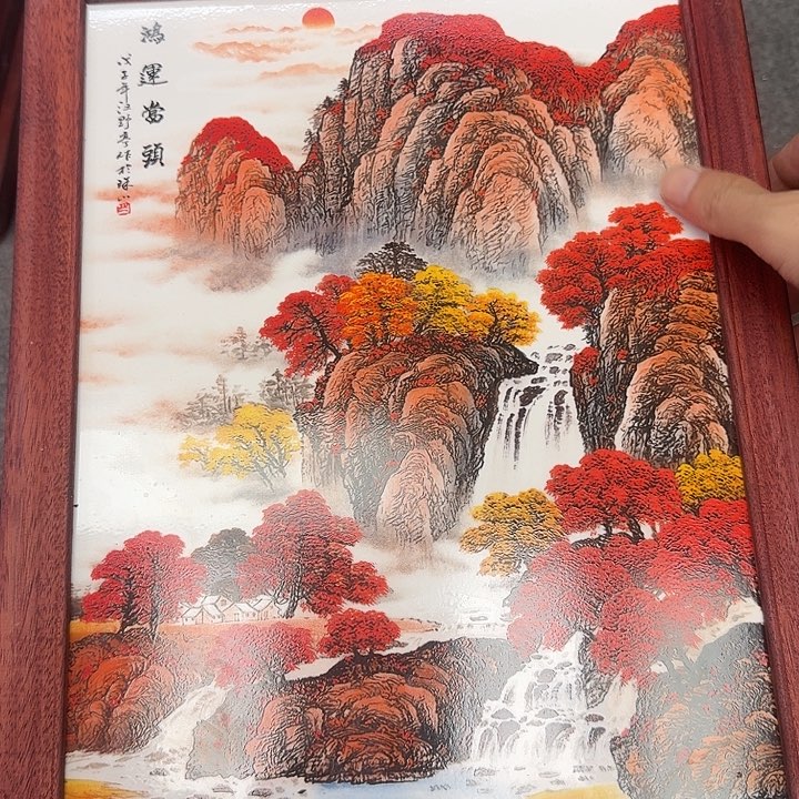摆件瓷板画瓷板画