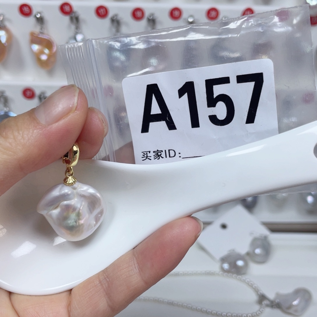 淡水珍珠巴洛克银S925镶嵌