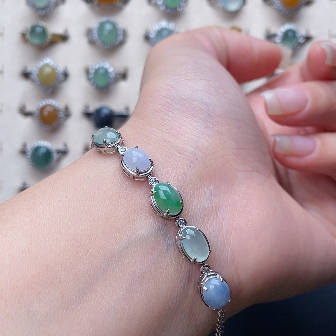 翡翠戒指未镶嵌手链