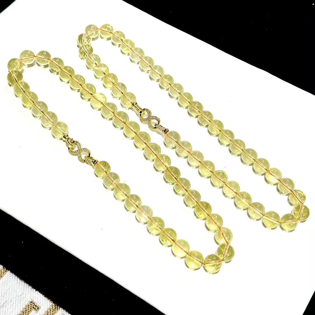 【DL】利比亚黄金陨石项链-约12mm（多样性发其一）