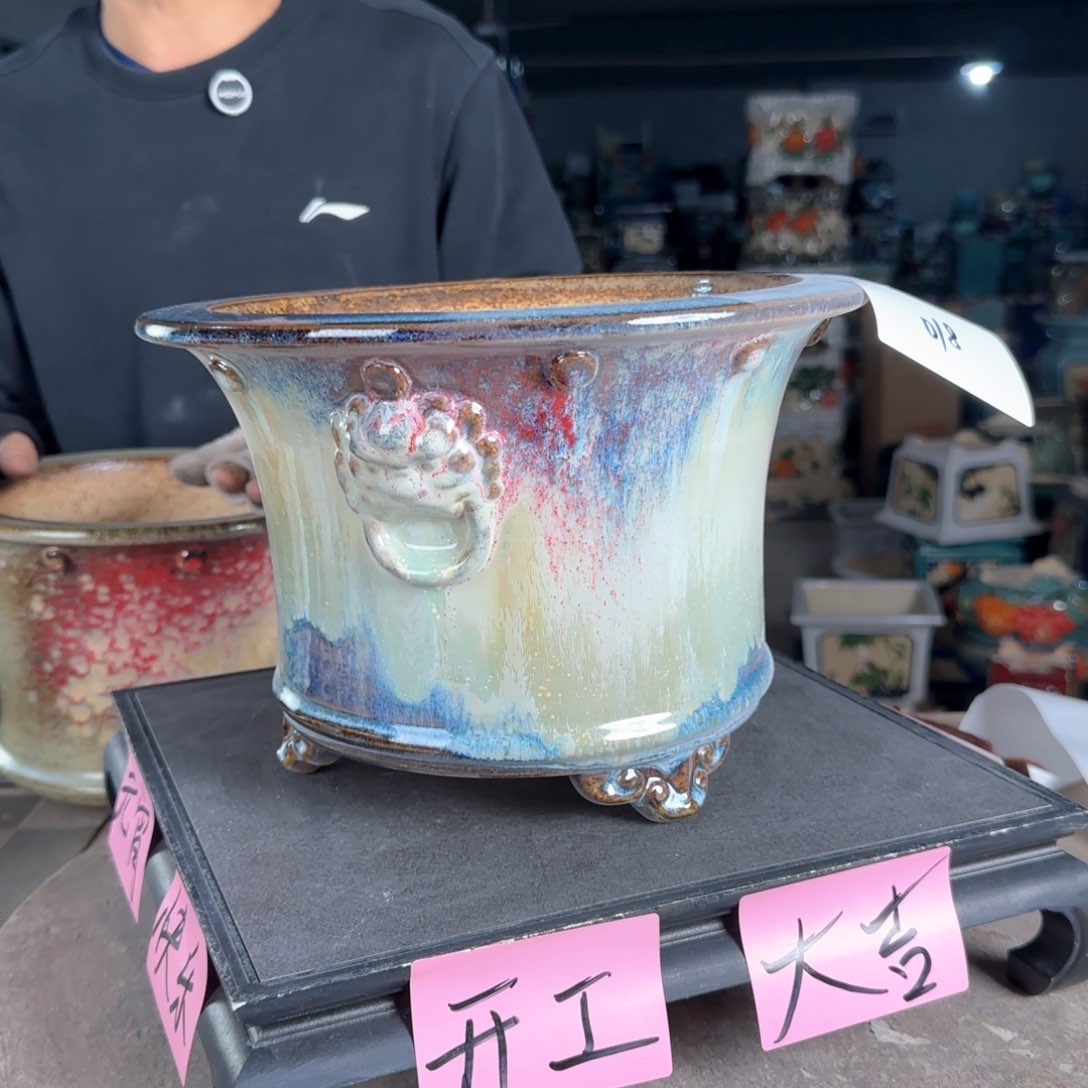 一风堂石湾花盆。018