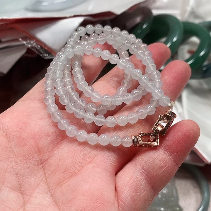 翡翠未镶嵌手镯珠子缅甸翡翠