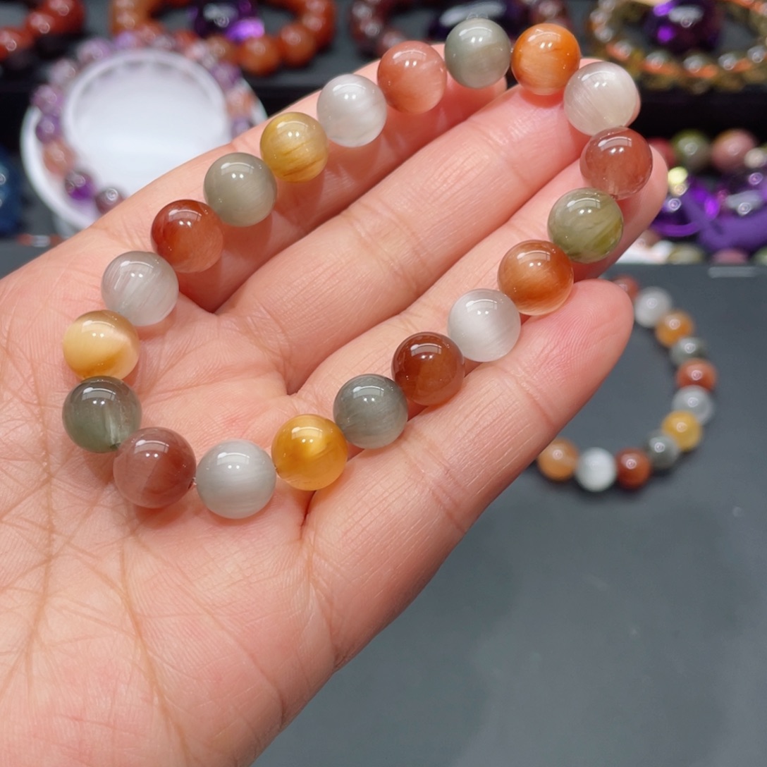 水晶手链未镶嵌甜*仙兔毛手链，25