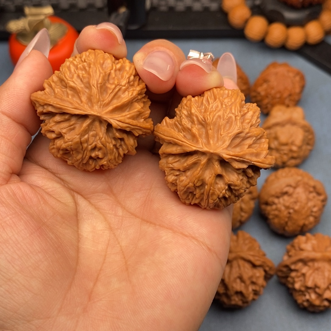 文玩核桃把件全品苹果园40尺