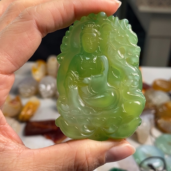 玛瑙/玉髓吊坠(不含链)未镶嵌