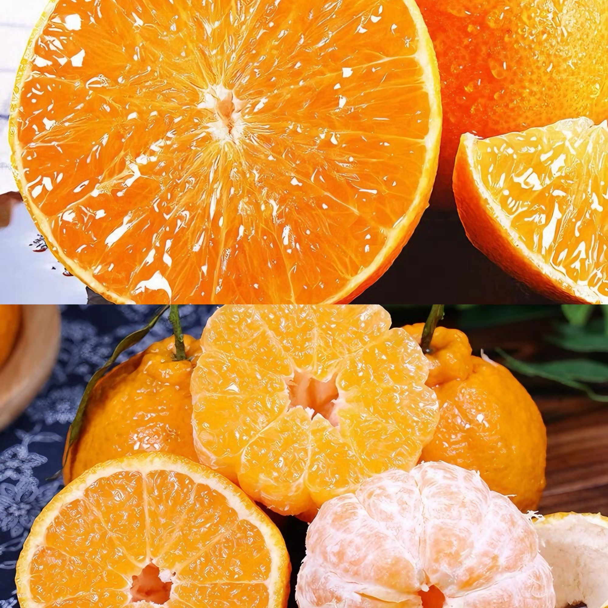 丑橘+爱媛果冻橙组合6斤/箱