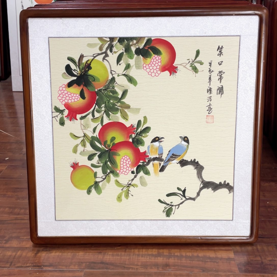 国画带框尺寸63*63厘米