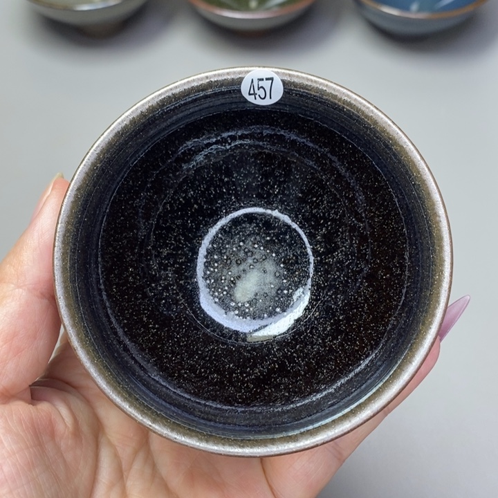 茶盏建窑建盏磨底柴烧主人杯