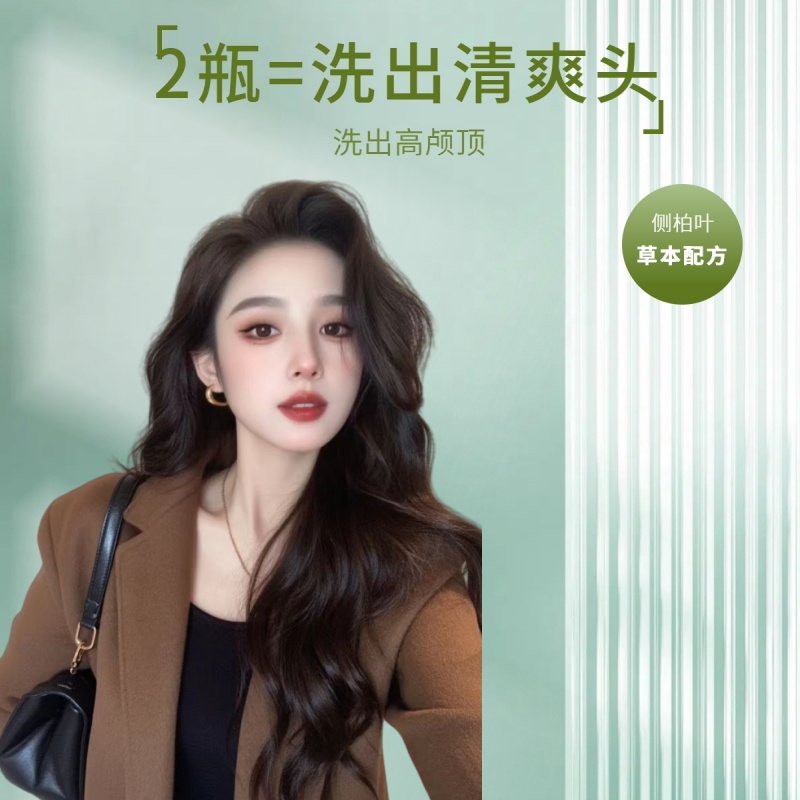 人参侧柏叶何首乌无患子茶油护发洗发水-1