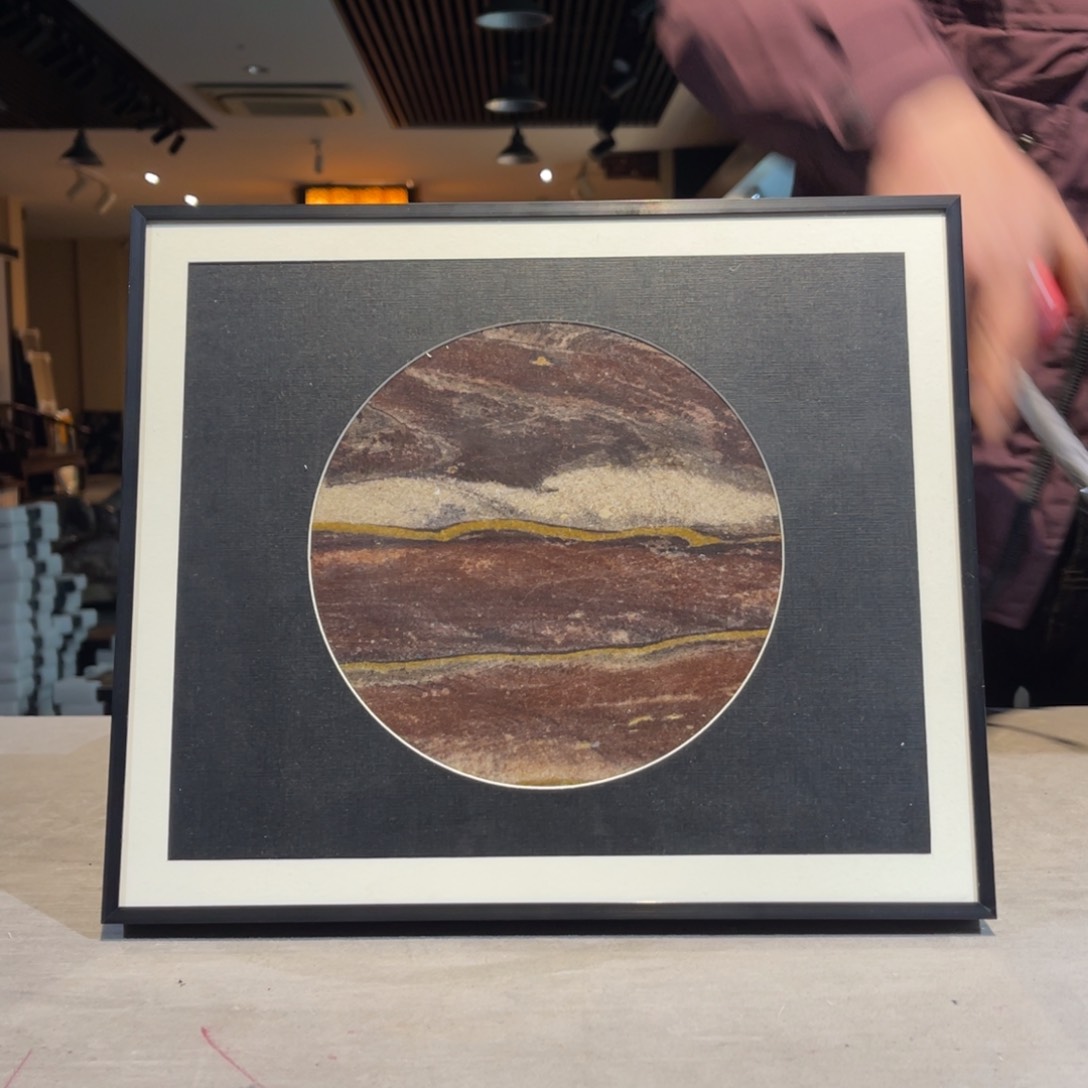 彩石32/28 三峡清江画面石