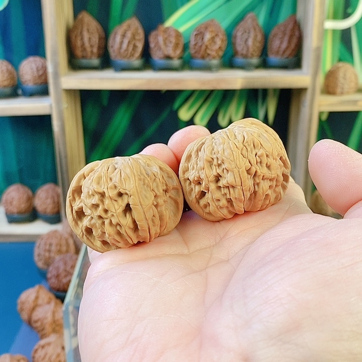 文玩核桃吊坠山地磨盘41尺