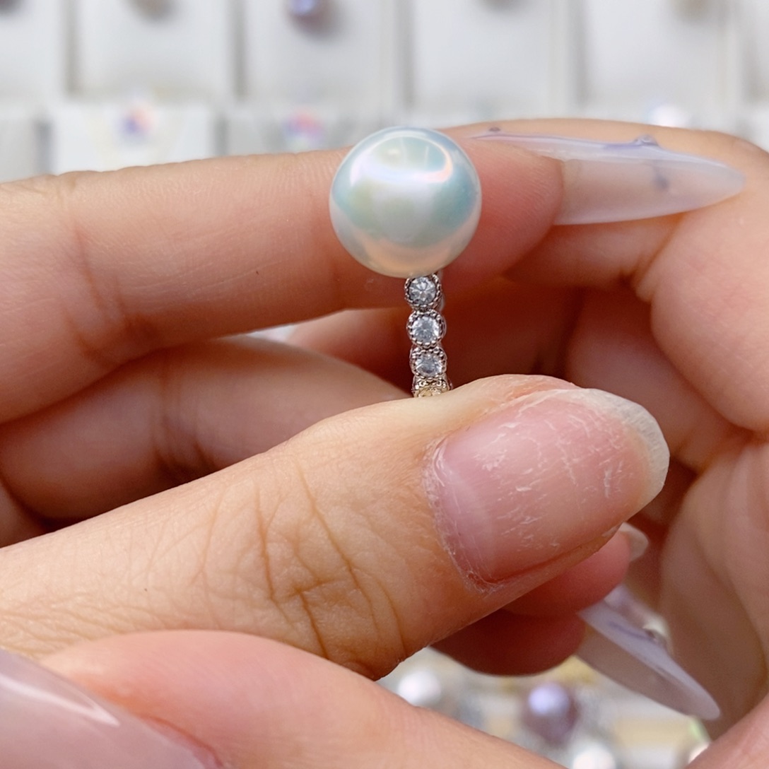 戒指未镶嵌淡水珍珠