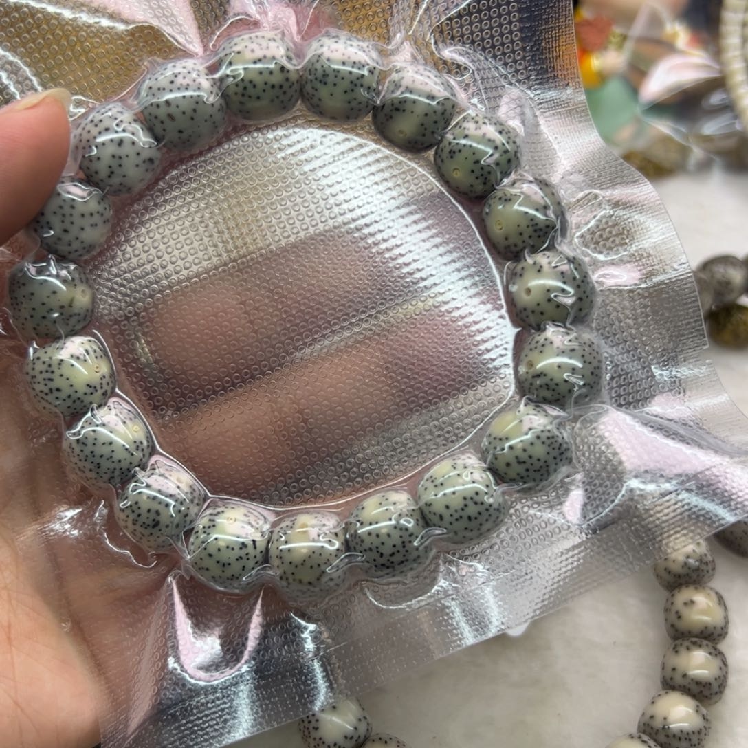 星月菩提手串12+            石玉料