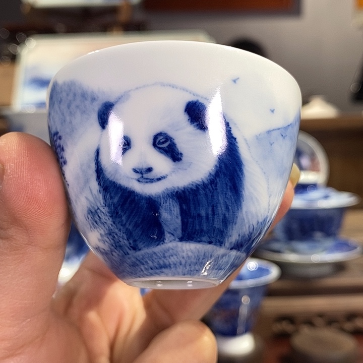 杯景德镇手工手绘陶瓷，高亮兴老师作品
